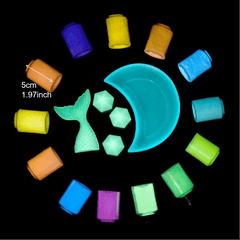 20g Luminous Powder Resin Pigment DIY Epoxy Mold Nail Art Glitter Glow Dark