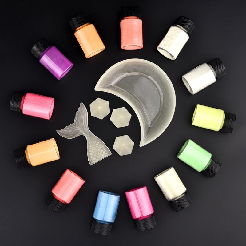 20g Luminous Powder Resin Pigment DIY Epoxy Mold Nail Art Glitter Glow Dark