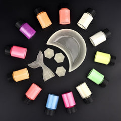 20g Luminous Powder Resin Pigment DIY Epoxy Mold Nail Art Glitter Glow Dark