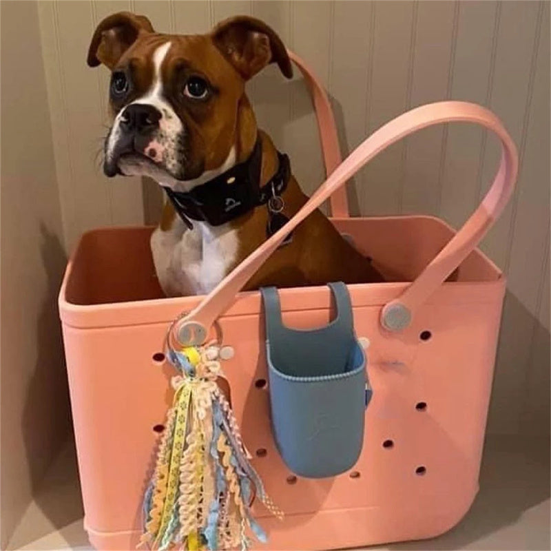 Large Capacity Beach Storage Bag Solid Shoulder Bag Portable Toiletry