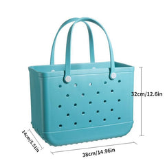 Large Capacity Beach Storage Bag Solid Shoulder Bag Portable Toiletry