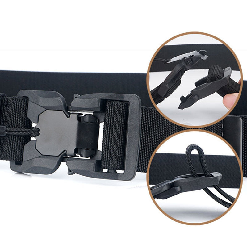 Men's Tactical Belt Quick Release Magnetic Buckle