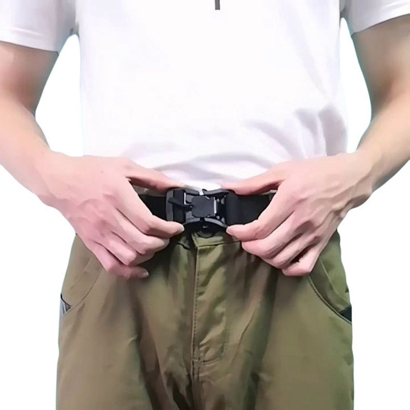 Men's Tactical Belt Quick Release Magnetic Buckle