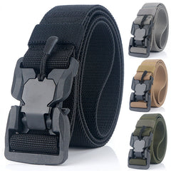 Men's Tactical Belt Quick Release Magnetic Buckle