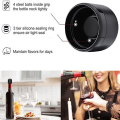 2 pcs Silicone Vacuum Wine Bottle Stopper - Keep Wine Fresh & Preserve Flavor