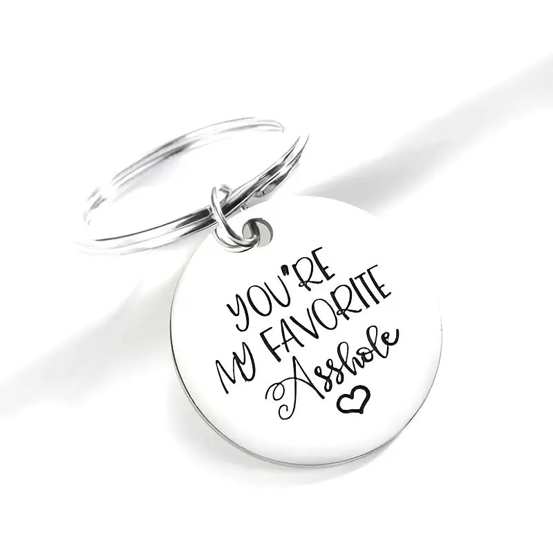 Favorite A**hole Keychain For Men College Student Gift