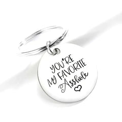 Favorite A**hole Keychain For Men College Student Gift