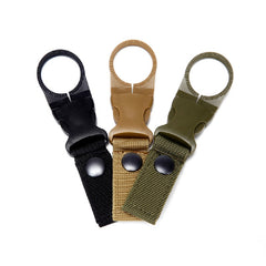 Portable Water Bottle Hanging Clip Outdoor Webbing Carabiner