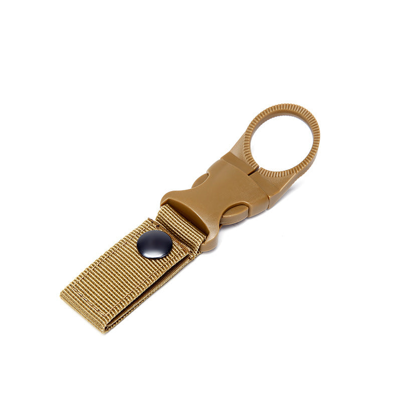 Portable Water Bottle Hanging Clip Outdoor Webbing Carabiner