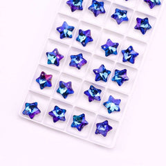 Star Pendants Austria Crystal Beads Rhinestone Charms Glass Stones
