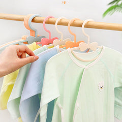 10pcs Portable Kid Clothes Hangers Bow knot Clothes Drying Rack