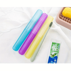 2pcs Travel Toothbrush Holder Case Boxes Tube Toothbrush Storage Box