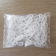 50pcs 6 Shape Curtain Hooks Window Hanger Curtain Poles Tracks Plastic Hooks