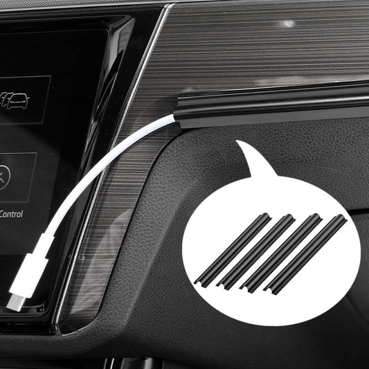 4pcs Car Charging Data Cable Arrangement Harness