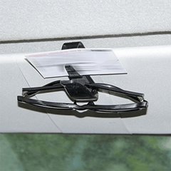 2pcs Car Sun Visor Glasses Clip Storage Holder