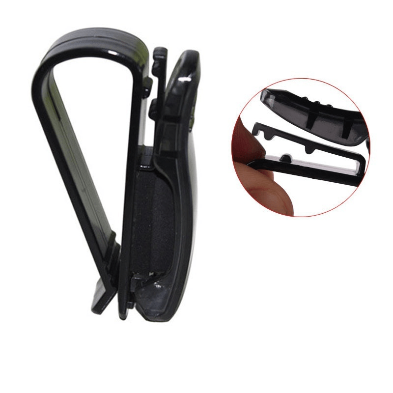 2pcs Car Sun Visor Glasses Clip Storage Holder