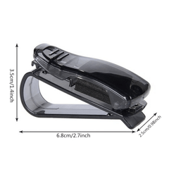 2pcs Car Sun Visor Glasses Clip Storage Holder