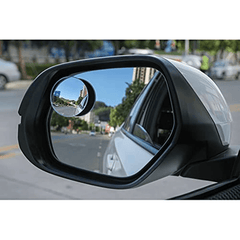Blind Spot Mirror Round HD Glass Frameless Convex Rear View Mirrors