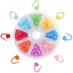 80pcs Plastic Locking Counter Needle Clip Crochet Pin Set