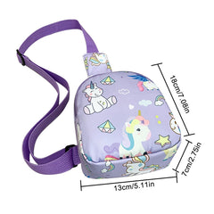 Cartoon Dinosaur Print Children's Chest Bag