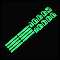 Car Window Button Luminous Sticker Night Fluorescent Decals