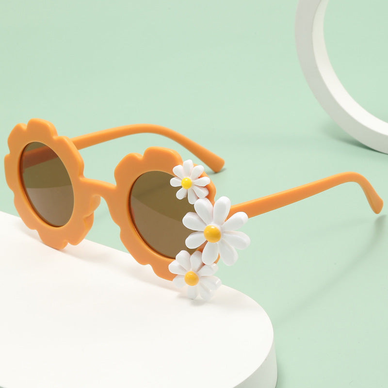 Daisy Flower Sunglasses for Women UV400 Beach Party Glasses
