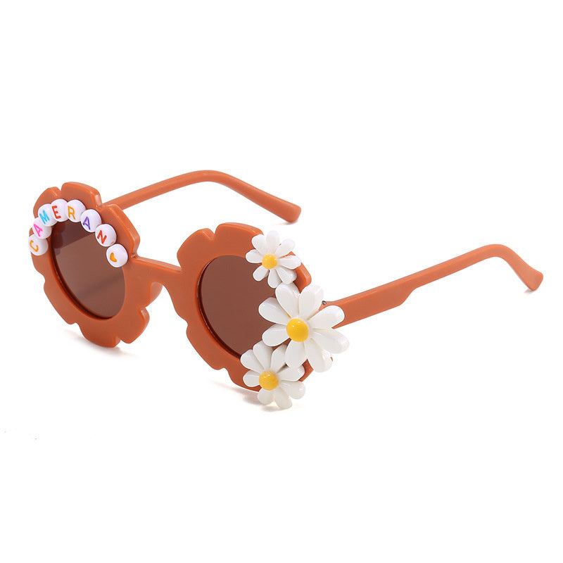 Daisy Flower Sunglasses for Women UV400 Beach Party Glasses