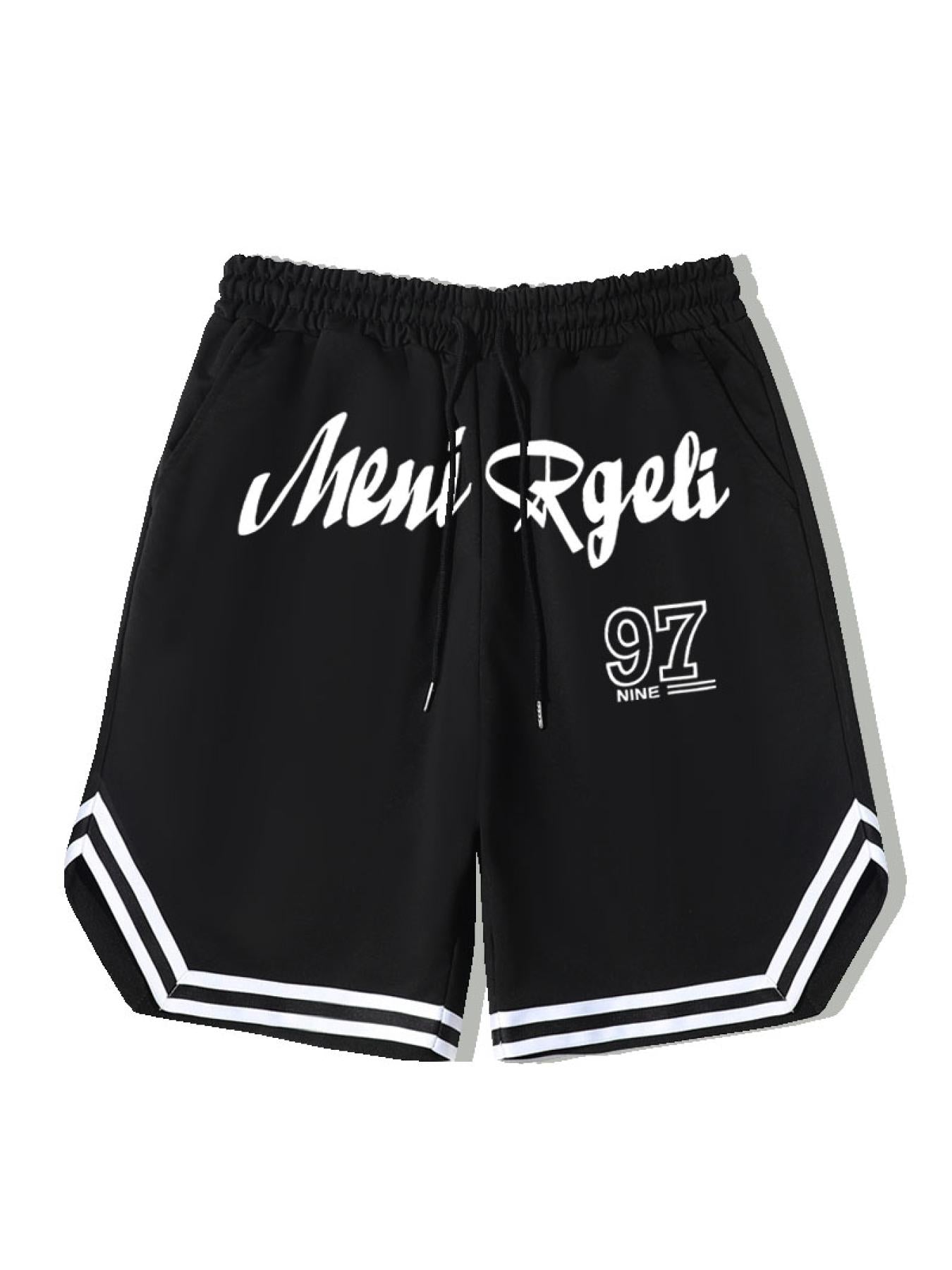 Men's Casual Stripe Comfy Shorts - Stretch Elastic Waist