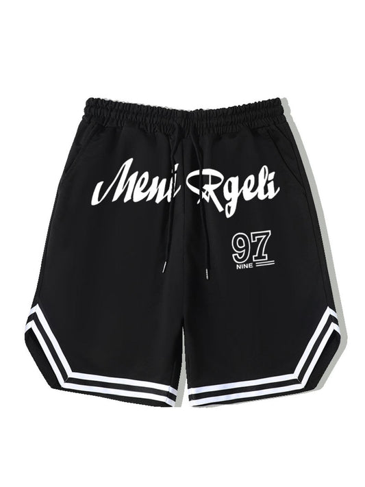 Men's Casual Stripe Comfy Shorts - Stretch Elastic Waist