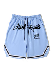 Men's Casual Stripe Comfy Shorts - Stretch Elastic Waist