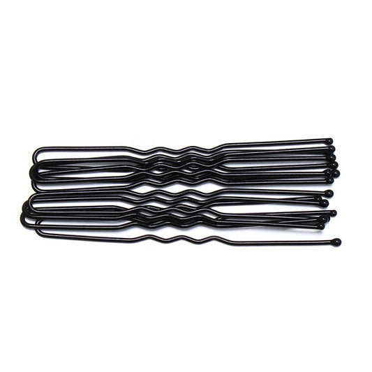 50 Pcs U Shaped Hairpins Metal Barrettes Bridal Hairstyle Tools