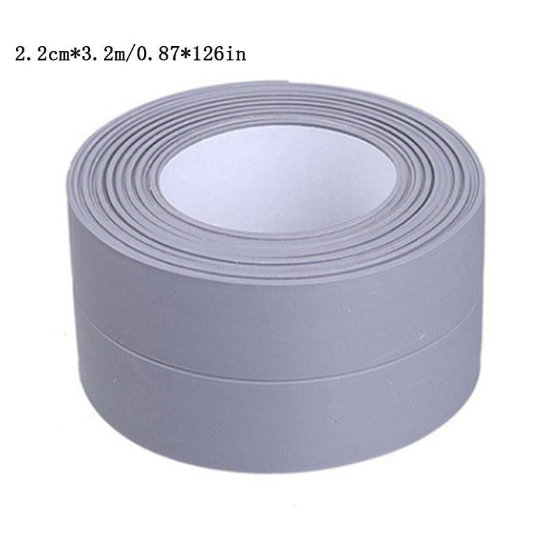 2m PVC Waterproof Sealing Tape For Bathroom Sink Shower Toilet