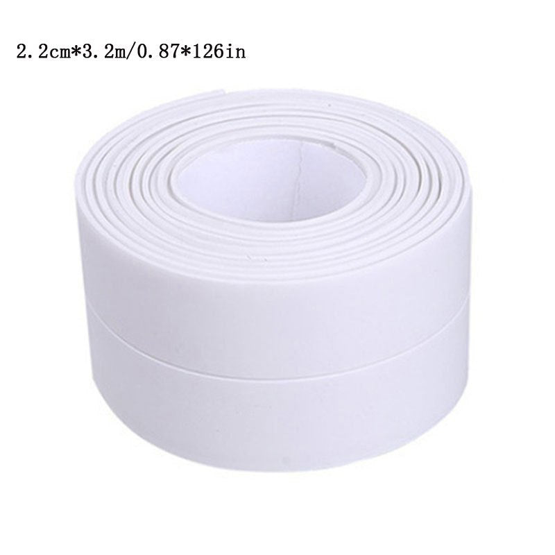 2m PVC Waterproof Sealing Tape For Bathroom Sink Shower Toilet