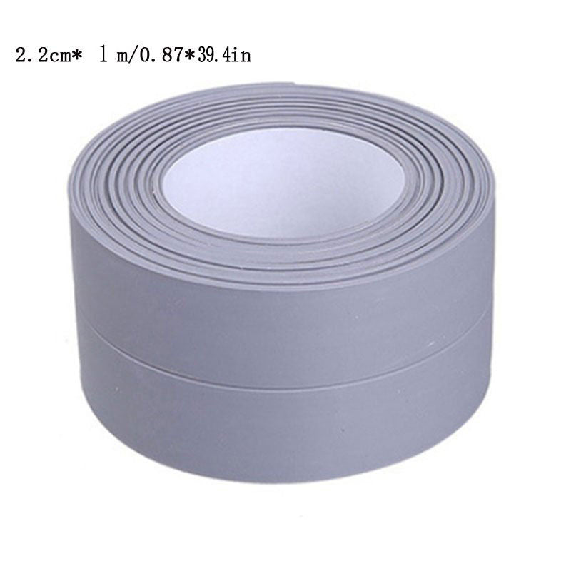 2m PVC Waterproof Sealing Tape For Bathroom Sink Shower Toilet