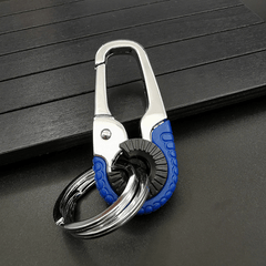 Stainless Steel Carabiner Keychain for Climbing Fishing