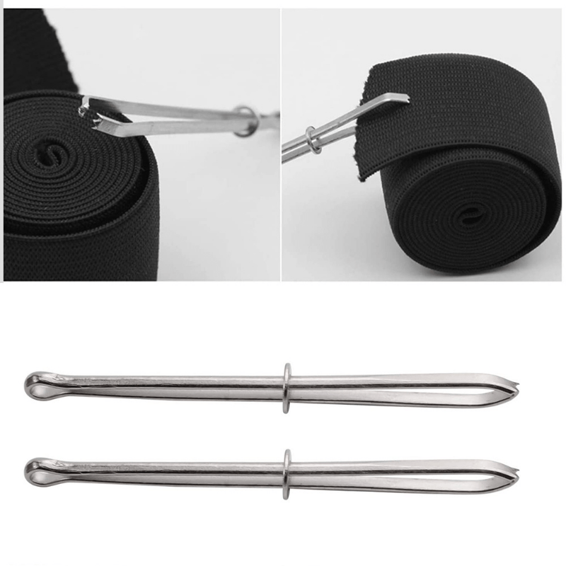 2Pcs Elastic Belt Threader Belt Guide Threader Sewing DIY Accessories