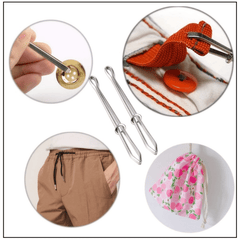 2Pcs Elastic Belt Threader Belt Guide Threader Sewing DIY Accessories
