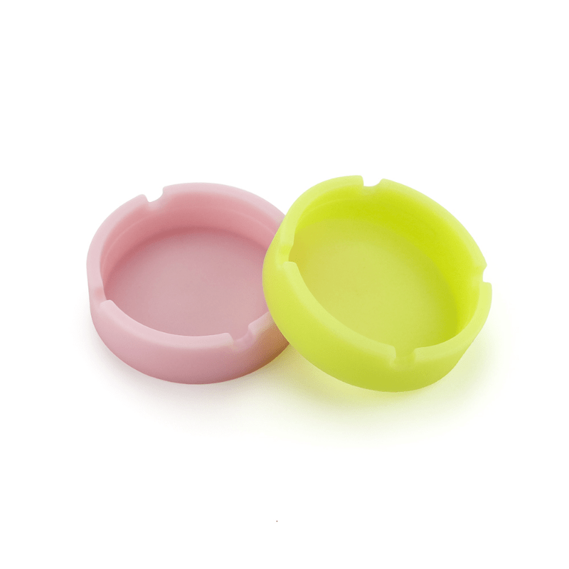 Silicone Luminous Ashtray High Temp Resistance Anti-fall Cigarette Accessory