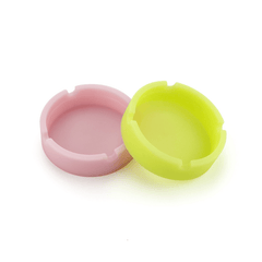 Silicone Luminous Ashtray High Temp Resistance Anti-fall Cigarette Accessory