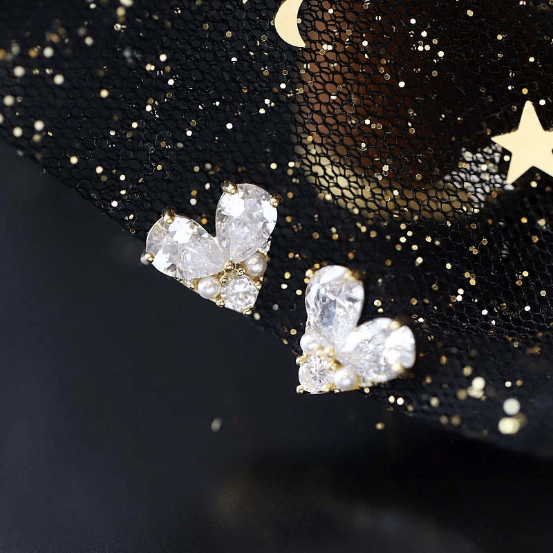 Heart Shaped Stud Earrings for Girls - Decorative Accessory Gift
