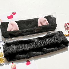 Cat Ears Headband Soft Hair Accessories for Spa Makeup