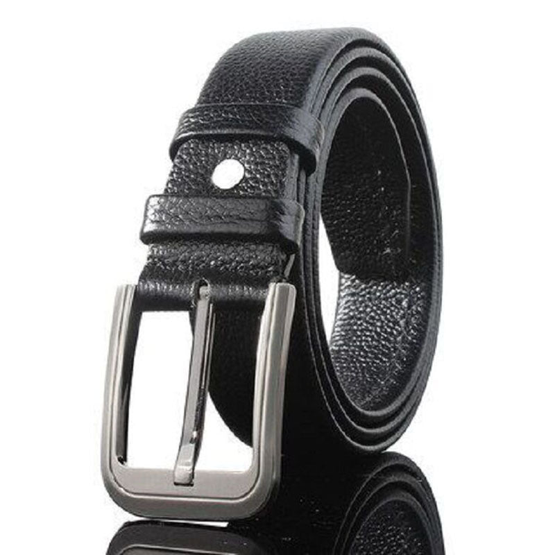 Genuine Leather Men's Needle Buckle Belt