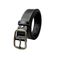 Men's Needle Buckle Leather Belt Casual Jeans Cowboy Belt