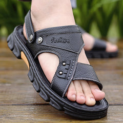 Men's Non Slip Sandals Wear resistant Comfy Beach Shoes Summer