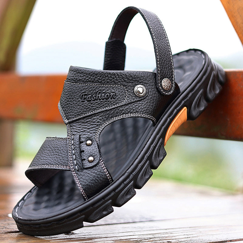 Men's Non Slip Sandals Wear resistant Comfy Beach Shoes Summer