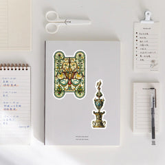 35pcs Retro Medieval Church Palace Sticker DIY Computer Student Stationery