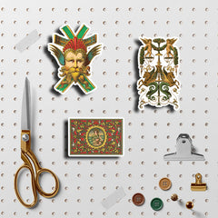 35pcs Retro Medieval Church Palace Sticker DIY Computer Student Stationery