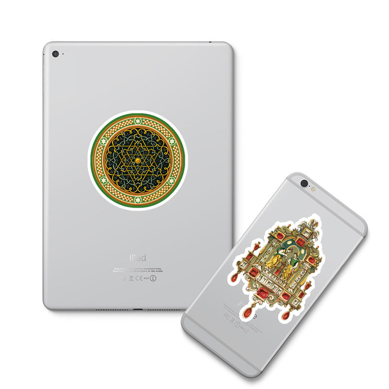35pcs Retro Medieval Church Palace Sticker DIY Computer Student Stationery