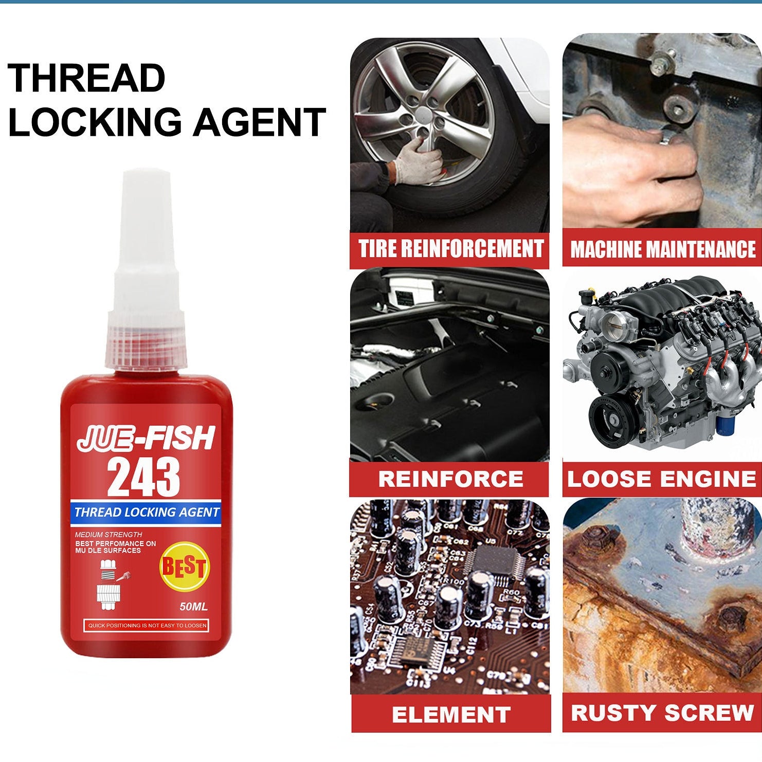 Solid Sealant Anti Loose Thread Adhesive for Secure Sealing