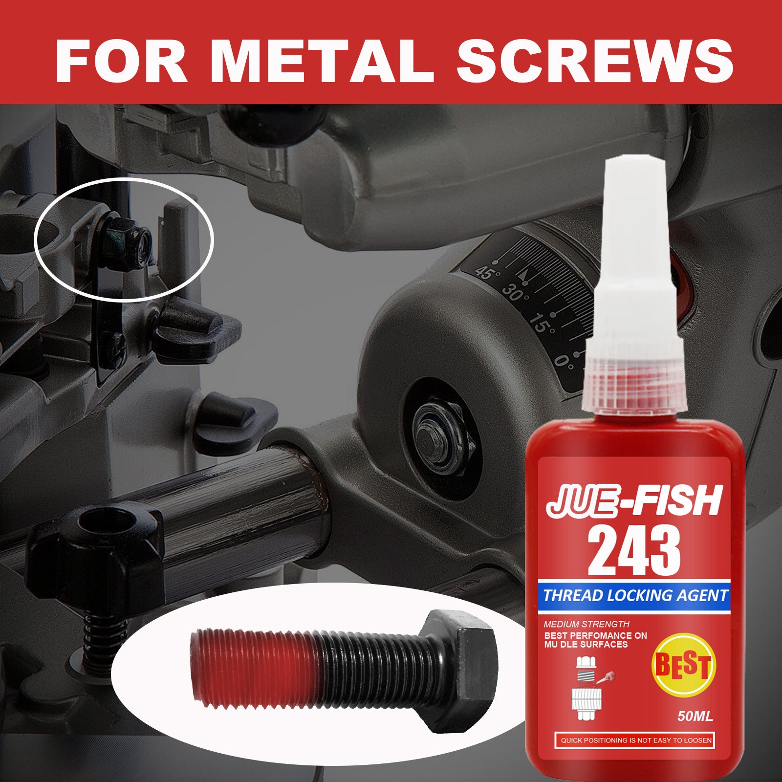 Solid Sealant Anti Loose Thread Adhesive for Secure Sealing